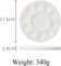11 Wells Round Porcelain Porcelain Watercolor Palette Paint Tray Palettes Ceramic Watercolor Pallets Paint Holder Painting Palette for Kids or Students to Paints on School Project or Art Class